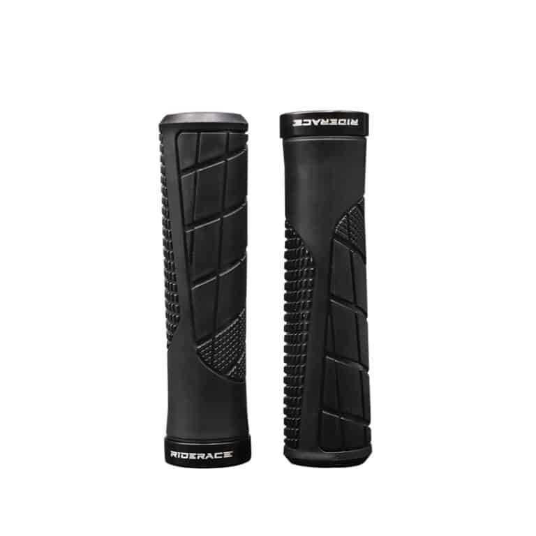 Poignées Vélo VTT Ergonomiques - Caoutchouc Anti-dérapant 22mm Avec Double Verrouillage (Couleurs Multiples)