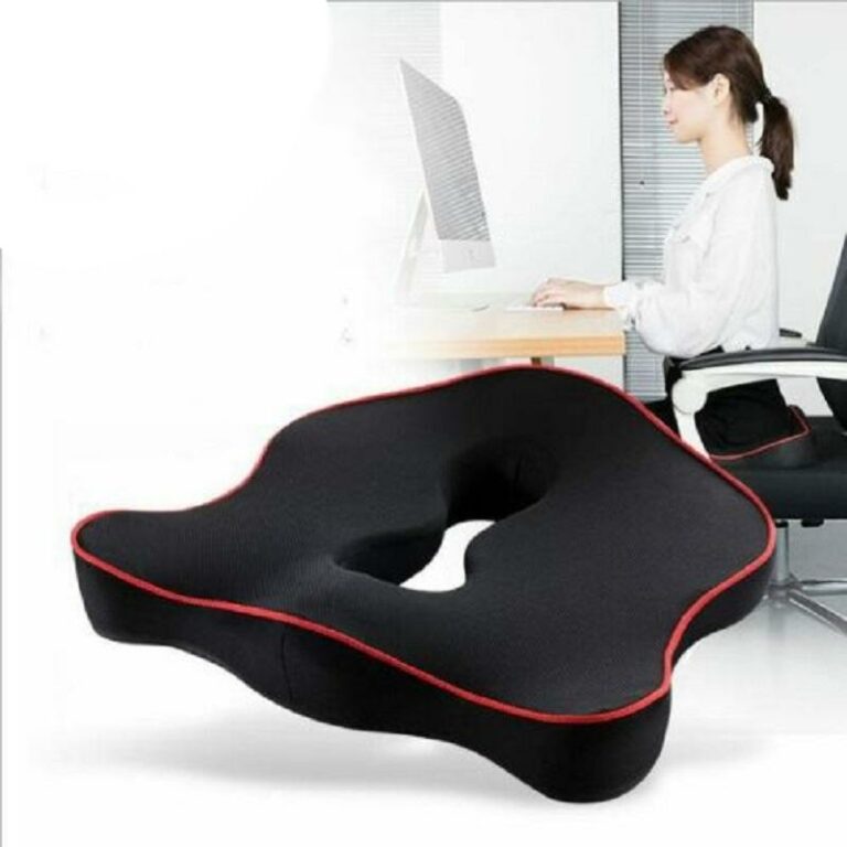 Coussin D'Assise Orthopédique Ergonomique - Mémoire De Forme - Soulage Dos, Coccyx - Bureau