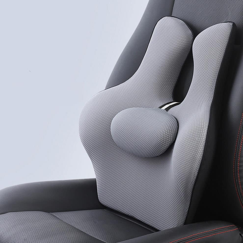Ruarby Coussin de poussette pour bébé - Coussin de siège pour siège de voiture - Coussin de soutien thermique en maille respirante - Tapis de cou pour protection