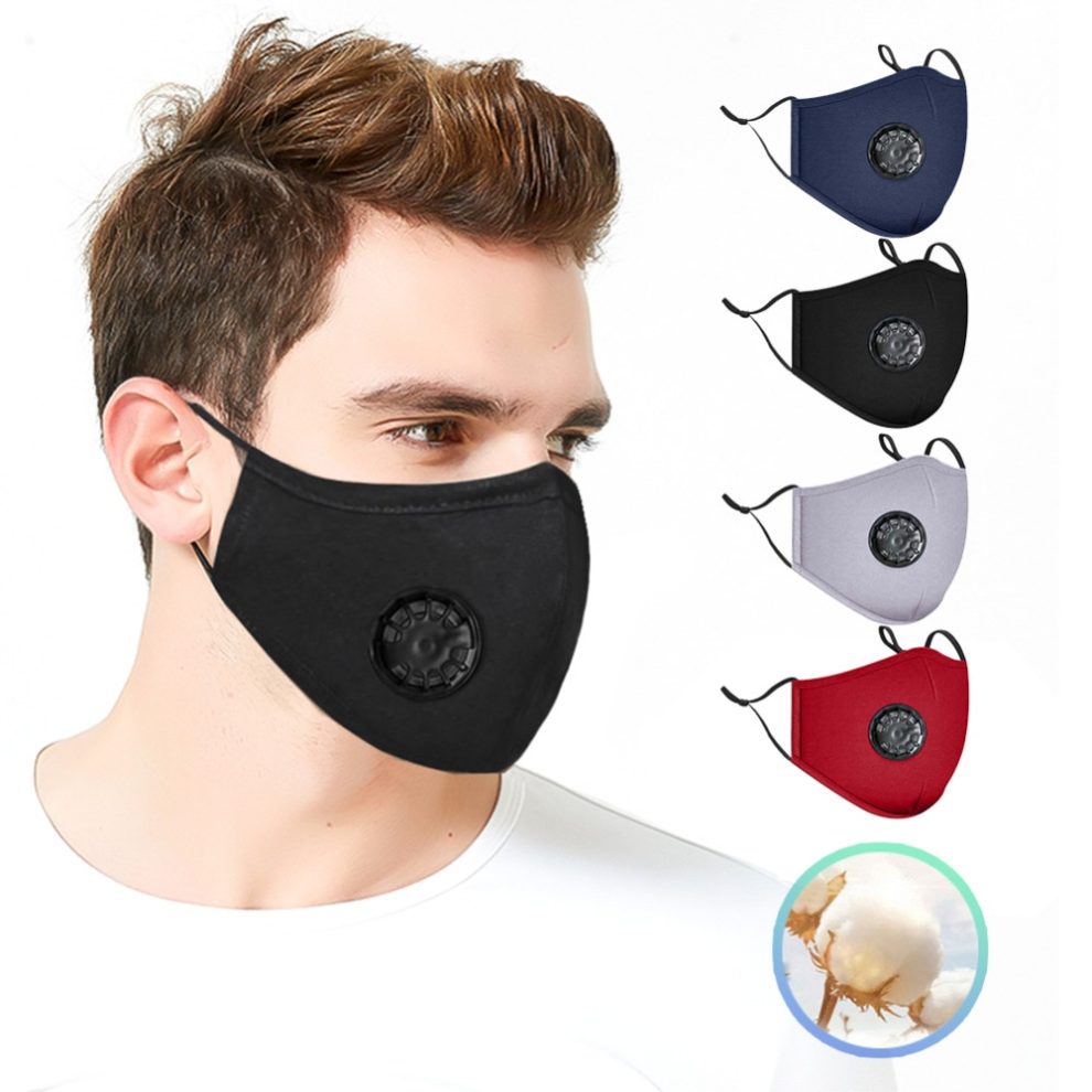 Masque En Coton Réutilisable Anti-poussière - Motifs Fun - Pour Cyclisme, Randonnée Et Usage Quotidien