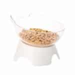 Bol en forme de tête de chat surélevé ergonomique