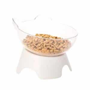 Bol en forme de tête de chat surélevé ergonomique