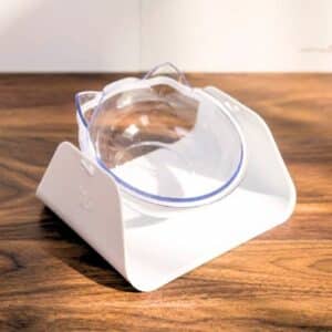 Bol ergonomique pour chat inclinable