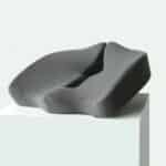 Coussin d’assise ergonomique en coton gris