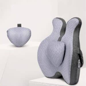 Coussin ergonomique pour soulager le dos en voyage