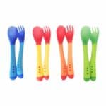 Couverts ergonomiques anti-brûlures pour bébés