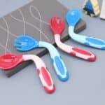 Couverts pliables pour bébés réactifs à la chaleur