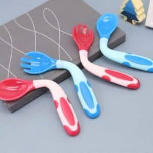 Couverts pliables pour bébés réactifs à la chaleur