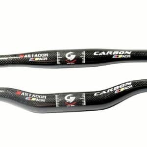 Guidon de VTT en fibres de carbone 3K