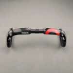 Guidon de vélo en carbone rouge et noir