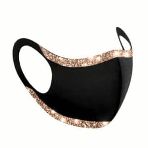 Masque à paillettes pour femme