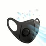 Masque réutilisable avec deux valves