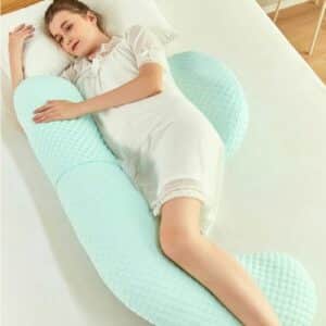 Oreiller de grossesse molletonné