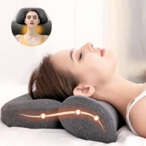 Oreiller de massage cervical ergonomique