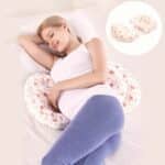 Oreiller de maternité en coton à motif