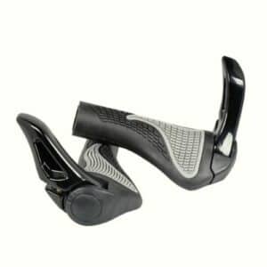 Poignées de vélo VTT ergonomiques à angle réglable avec repose-mains