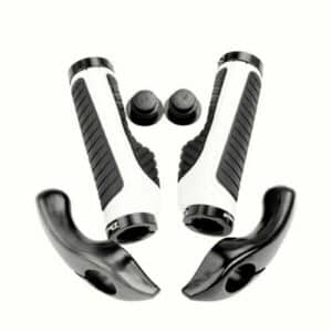 Poignées de vélo ergonomiques avec repose-mains pour vtt avec ou sans bar-ends