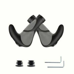 Poignées ergonomiques confortables de guidon de vélo VTT en caoutchouc