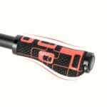 Poignées pour guidon de vélo à motif quadrillé ergonomiques antidérapantes
