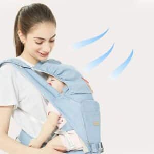 Porte bébé écharpe ergonomique confortable