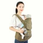 Porte bébé ergonomique multifonctions enveloppant