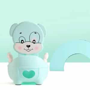 Pot confortable vert motif chien