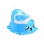 Pot de toilette portable pour bébé bleu
