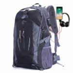 Sac à dos de voyage ergonomique imperméable en nylon