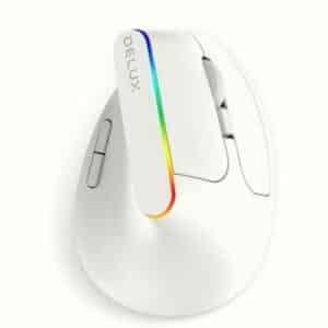 Souris ergonomique verticale sans fil USB RGB