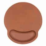 Tapis de souris ergonomique en cuir polyuréthane avec support de poignet à mémoire de forme