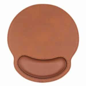 Tapis de souris ergonomique en cuir polyuréthane avec support de poignet à mémoire de forme