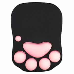 Tapis de souris ergonomique en forme de patte de chat