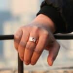 Bague design anti ronflement