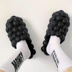 Chaussons femme semelle à bulles