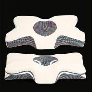 Oreiller papillon pour cervicales ergonomique en mousse à mémoire de forme