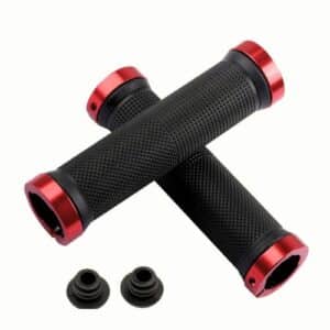 Poignées de guidon de vélo ergonomiques et antidérapantes en caoutchouc avec verrouillage bilatéral