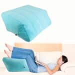 Repose-pied gonflable bleu