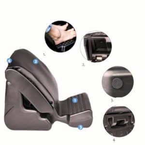 Repose-pied multi modes de fonctionnement