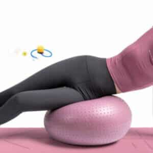 Siège ballon massant et aplati