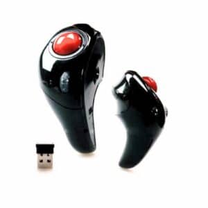 Souris optique sans fil ergonomique trackball