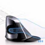 Souris sans fil ergonomique défilement bionique