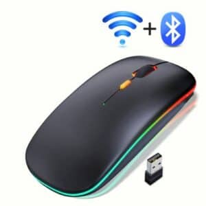 Souris sans fil ergonomique rétro-éclairé