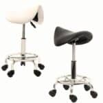 Tabouret sur roulettes à conception ergonomique