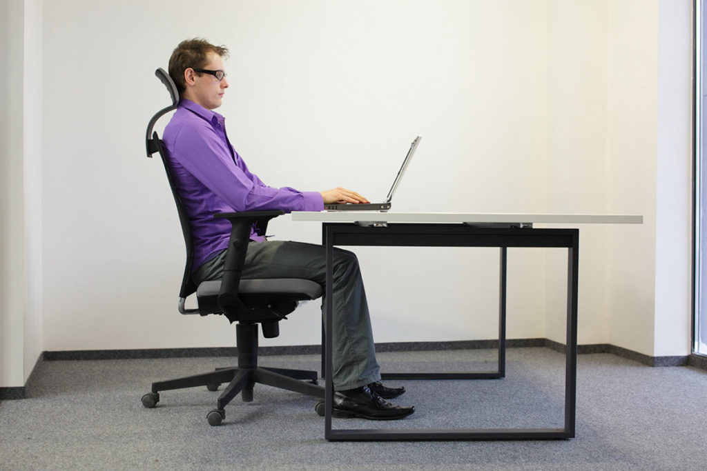 Profondeur assise d'un fauteuil ergonomique