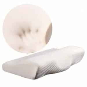 Oreiller ergonomique à mémoire de forme pour protection du cou et des cervicales