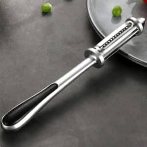 Eplucheur de Cuisine Ergonomique en Acier Inoxydable pour Fruits et Légumes