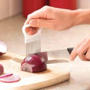 Fourchette à Légumes Ergonomique en Acier Inoxydable et Plastique