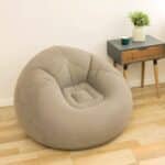 Repose Pied Ergonomique Gris et Gonflable