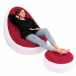 Repose Pied Ergonomique Rond Gonflable et Pliable