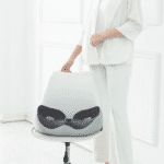 Coussin d'Assise Ergonomique Gris à Mémoire de Forme en Mousse